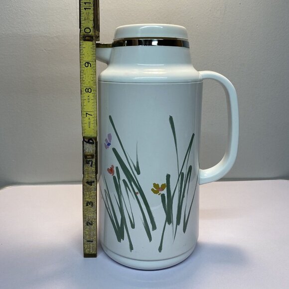 Vintage Mikasa Carafe Metro Sketch Book Bob Van Allen Insulated Hot Coffee Water - Picture 13 of 14